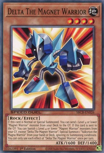 SBCB-EN026 Delta The Magnet Warrior (Common) <1st>