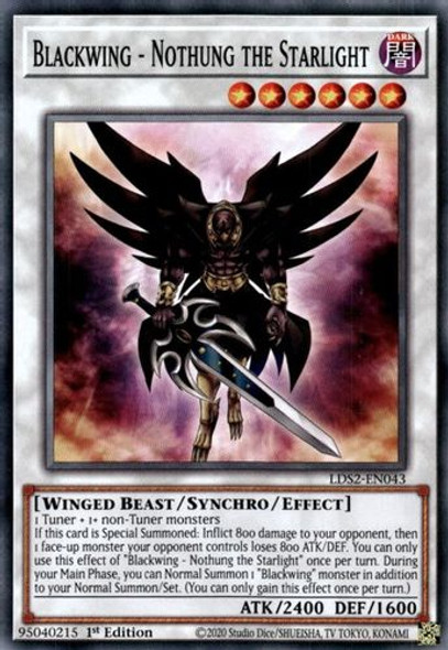 LDS2-EN043 Blackwing - Nothung the Starlight (Common) <1st>