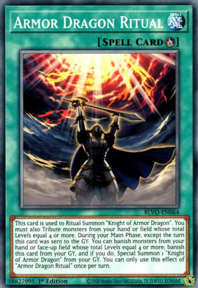 BLVO-EN064 Armor Dragon Ritual (Common) <1st>