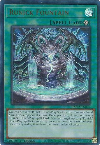 TAMA-EN027 Runick Fountain (Ultra Rare) <1st>