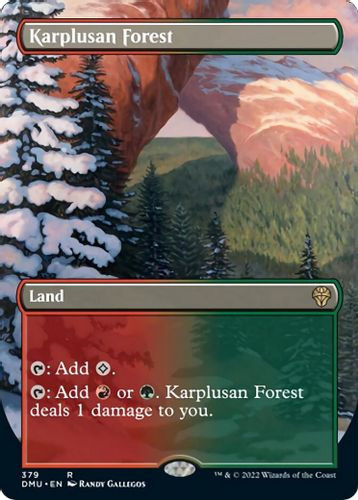 DMU-379R Karplusan Forest (Borderless) (Foil)