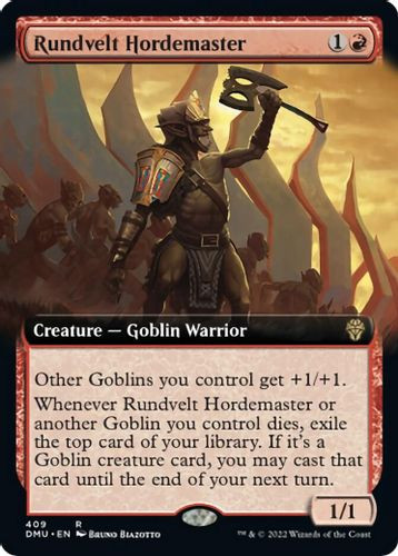 DMU-409R Rundvelt Hordemaster (Extended Art) (Foil)