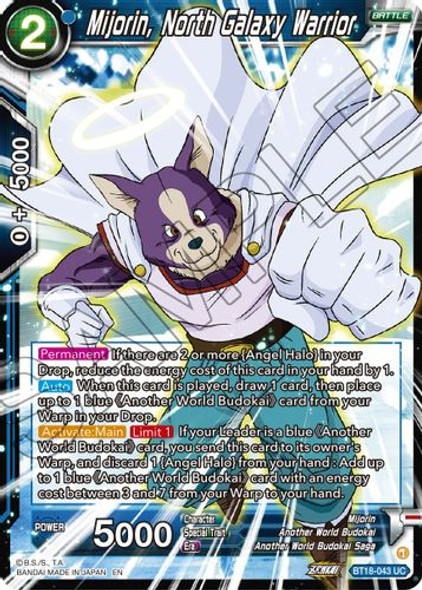 BT18-043UC Mijorin, North Galaxy Warrior (Foil)