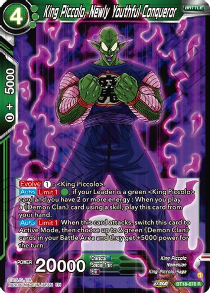 BT18-078R King Piccolo, Newly Youthful Conqueror