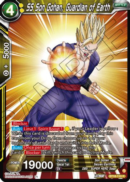 BT18-110R SS Son Gohan, Guardian of Earth