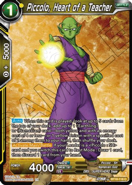 BT18-116C Piccolo, Heart of a Teacher