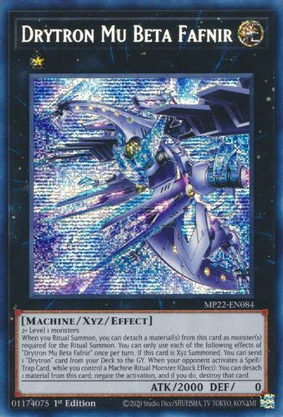 MP22-EN084 Drytron Mu Beta Fafnir (Prismatic Secret Rare) <1st>