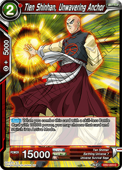 DB2-003C Tien Shinhan, Unwavering Anchor