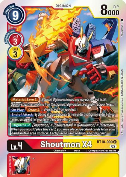 BT10-009R Shoutmon X4 (Foil)