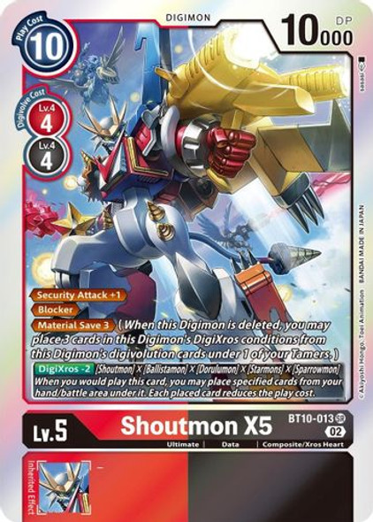 BT10-013SR Shoutmon X5 (Foil)