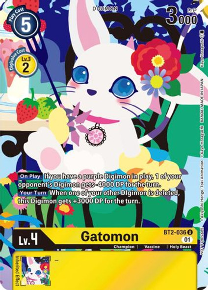 BT02-036U Gatomon - BT2-036 (Tamer's Card Set 2 Floral Fun)