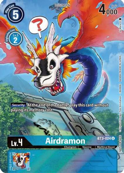 BT03-024U Airdramon (25th Special Memorial Pack) (Foil)