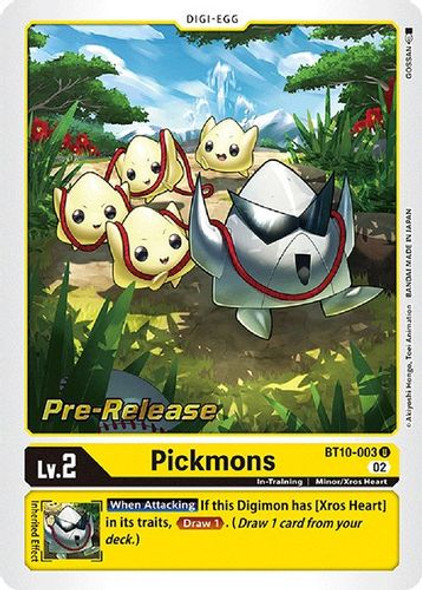 BT10-003U Pickmons (Prerelease Stamp) (Foil)