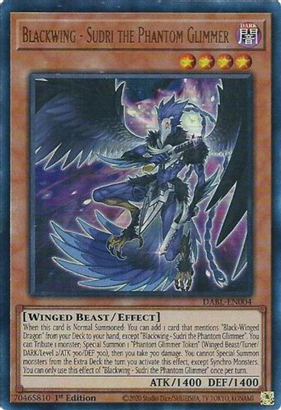 DABL-EN004 Blackwing - Sudri the Phantom Glimmer (Ultra Rare) <1st>