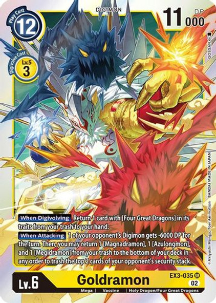 EX03-035SR Goldramon (Foil)