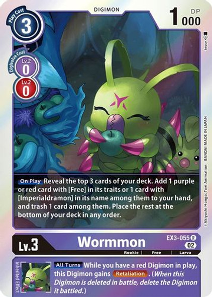 [EX03-055R] Wormmon (Foil)