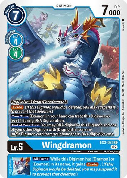 [EX03-020U] Wingdramon (Alternate Art) (Foil)