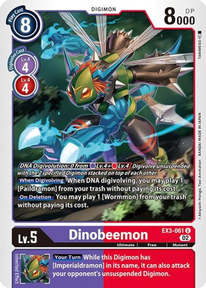 [EX03-061U] Dinobeemon (Alternate Art) (Foil)