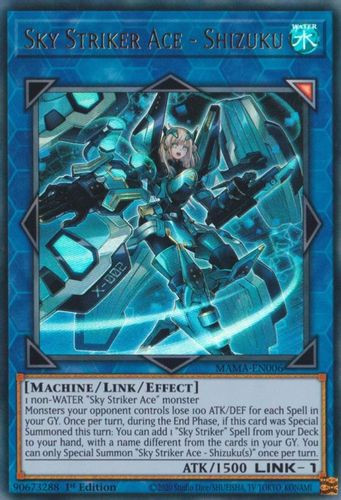 MAMA-EN006 Sky Striker Ace - Shizuku (Ultra Rare) <1st>