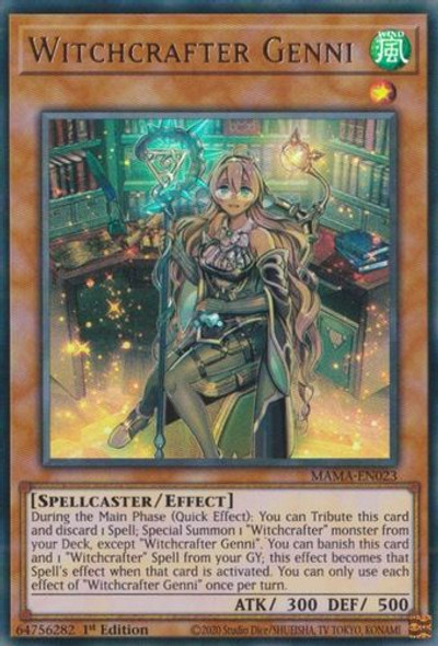 MAMA-EN023 Witchcrafter Genni (Ultra Rare) <1st>