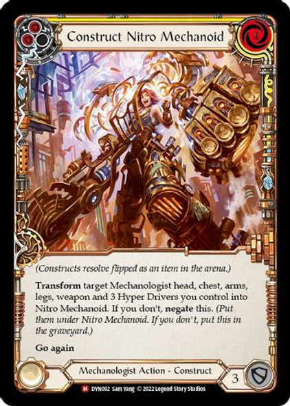 FAB08 1st DYN-092M Construct Nitro Mechanoid // Nitro Mechanoid (Rainbow Foil)