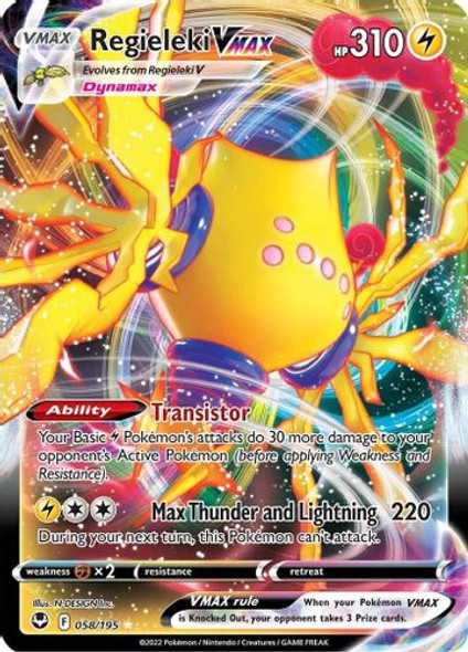 [SWSH12][SIT-058/195UR] Regieleki VMAX (Holo)