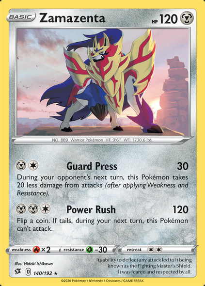 [SWSH02][RCL-140/192R] Zamazenta