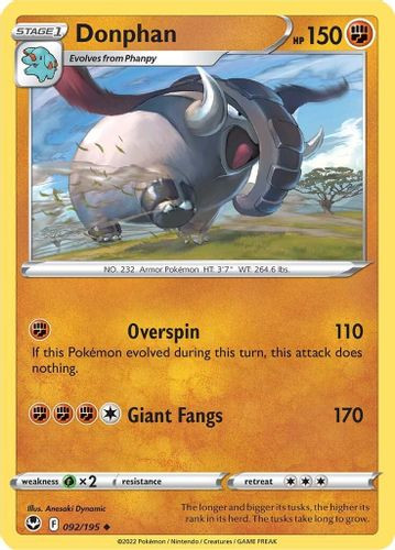 [SWSH12][SIT-092/195UC] Donphan