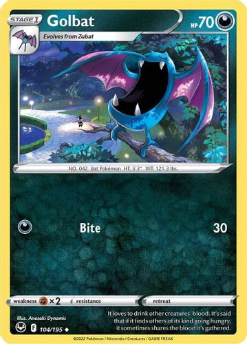 [SWSH12][SIT-104/195UC] Golbat