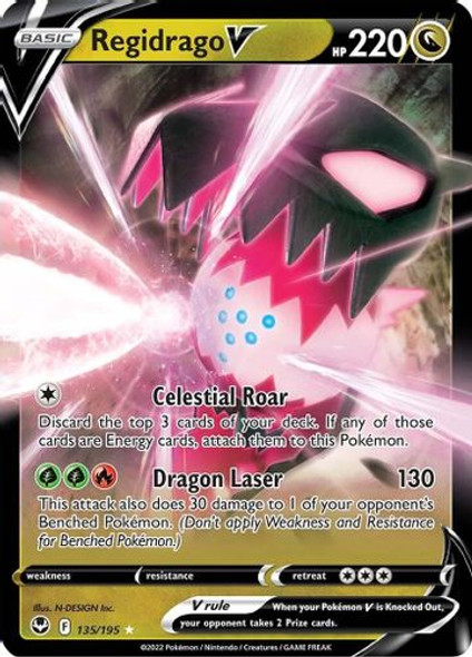 [SWSH12][SIT-135/195UR] Regidrago V (Holo)