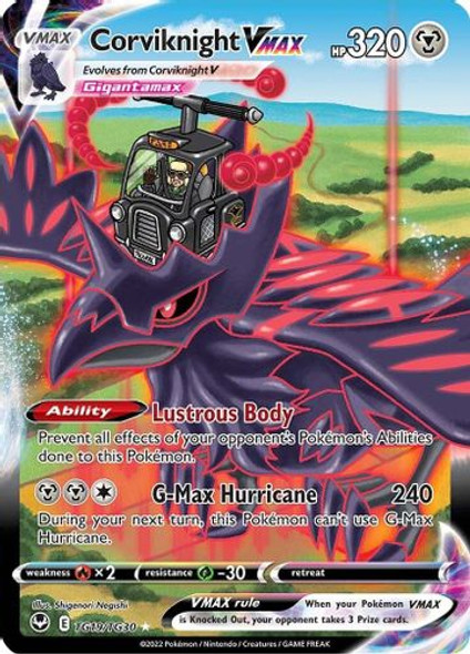 [SWSH12a][SIT-19/30TG] Corviknight VMAX (Holo)