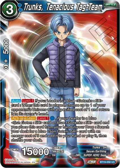 BT19-058UC Trunks, Tenacious Tag-Team (Foil)