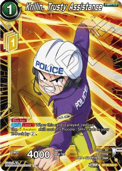 BT19-105C Krillin, Trusty Assistance (Foil)