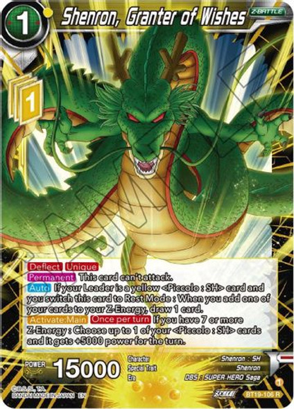 BT19-106R Shenron, Granter of Wishes