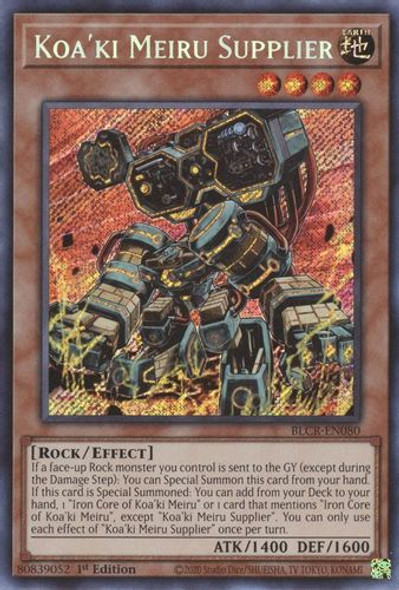 BLCR-EN080 Koa'ki Meiru Supplier (Secret Rare) <1st>