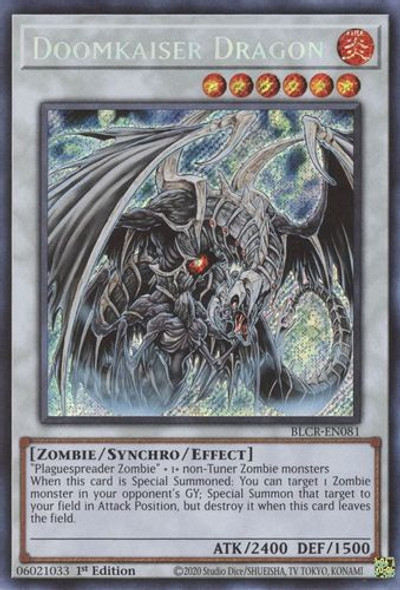 BLCR-EN081 Doomkaiser Dragon (Secret Rare) <1st>