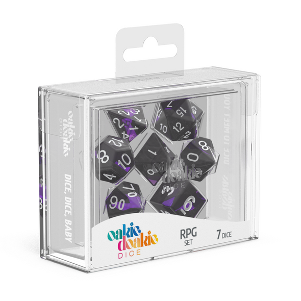 Oakie Doakie Dice RPG Set Enclave - Amethyst (7)