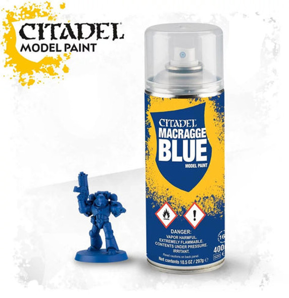 62-16 Citadel Spray Paint: Macragge Blue