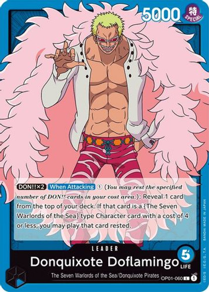 OP01-060L Donquixote Doflamingo