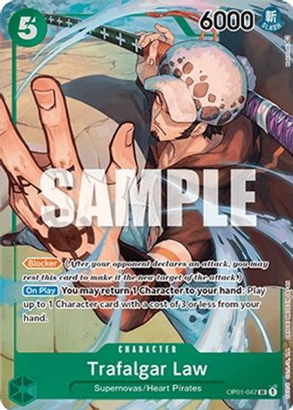 OP01-047SR Trafalgar Law (Alternate Art) (Foil)