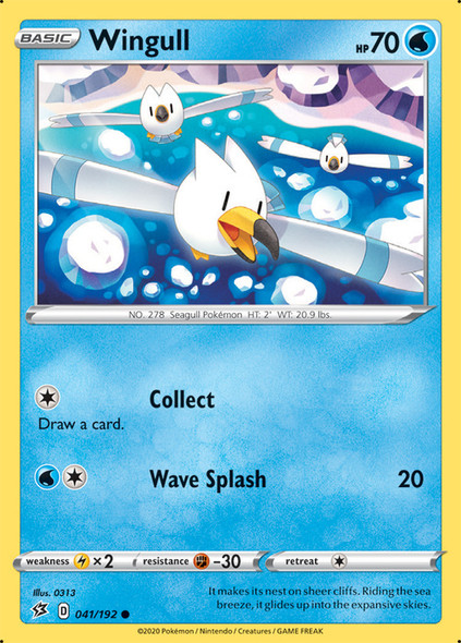 [SWSH02][RCL-041/192C] Wingull (Reverse Holo)