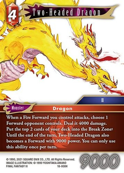 FF18-008H Two-Headed Dragon