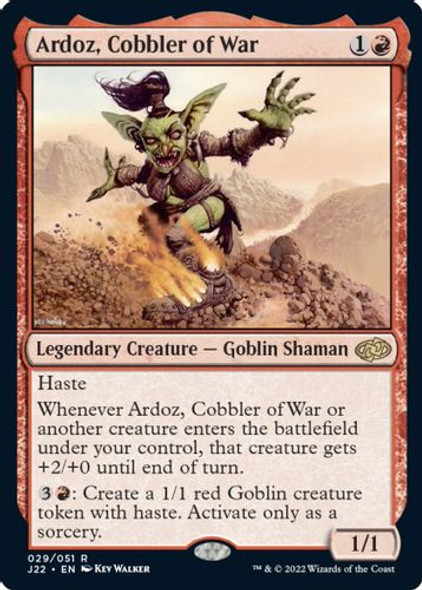 J22-029R Ardoz, Cobbler of War