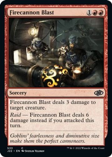 J22-533C Firecannon Blast