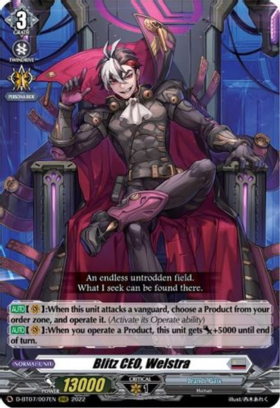 D-BT07/007EN RRR Blitz CEO, Welstra