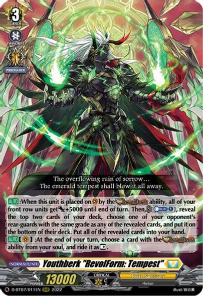 D-BT07/011EN RRR Youthberk "RevolForm: Tempest"