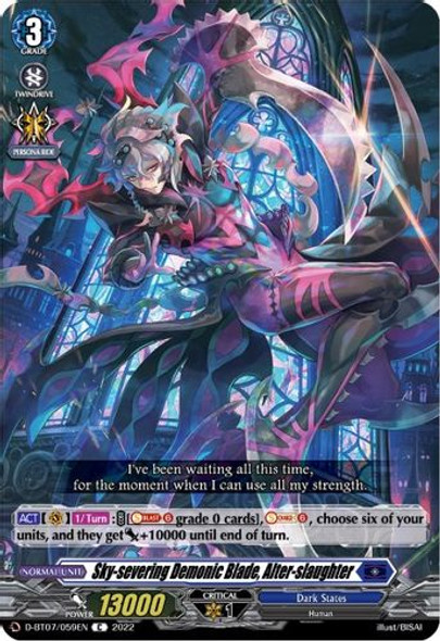 D-BT07/059EN C Sky-severing Demonic Blade, Alter-slaughter