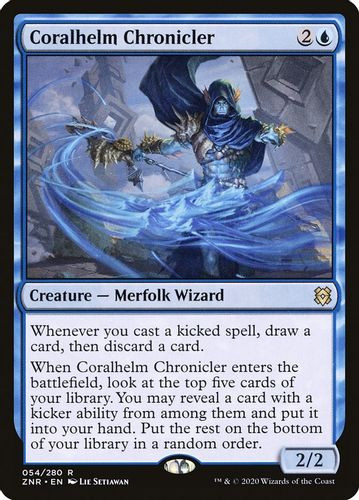 ZNR-054R Coralhelm Chronicler (Foil)
