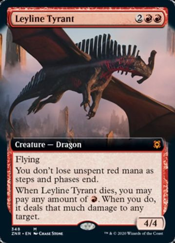 ZNR-348M Leyline Tyrant (Extended Art) (Foil)