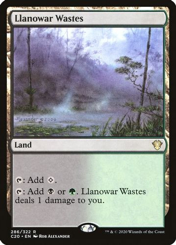 C20-286R Llanowar Wastes
